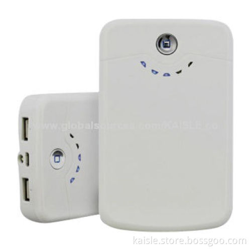Power Bank with 8,000 to 10,400mAh Capacity, 5 Levels Energy Indicator, LED Torch